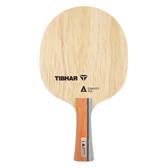Tibhar Gravity ALL Concave table tennis blade with ergonomic handle for controlled all-round performance